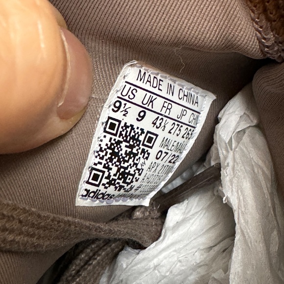 Size 9.5 - adidas Y-3 Qasa High Brown Cream White HQ3735 sneaker yohji yamamoto main image 6